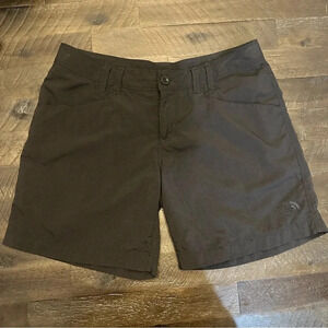 The North Face Mid Length Rip Stop Shorts Black Size 4